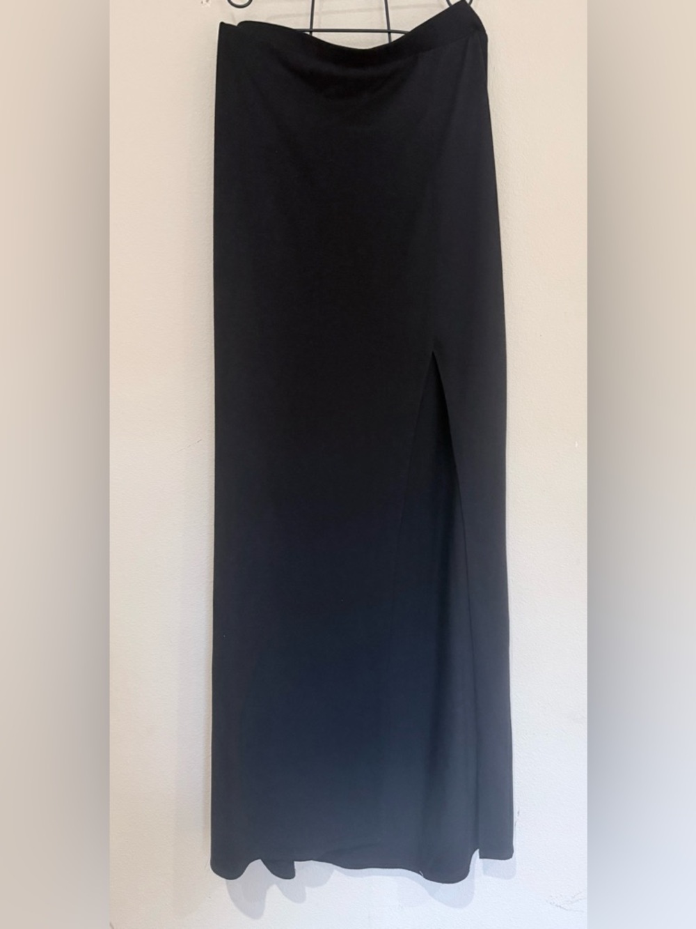 Express Maxi Black Skirt with High Slit Size Medium